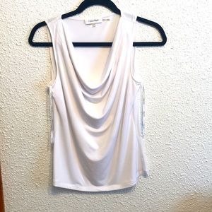Calvin Klein Cowl Neck tank top - new, never worn but no tags
